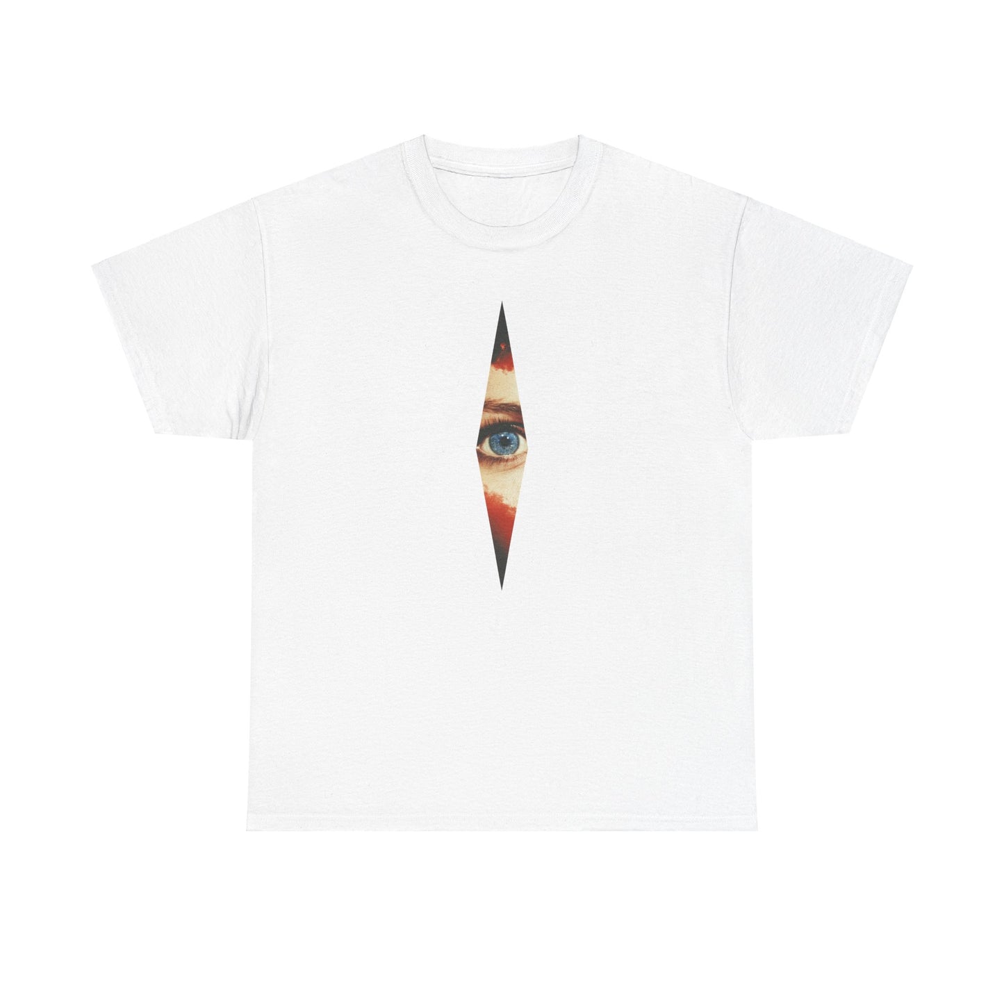 Streetwear Y2k triangle eye Graphic Heavy Cotton Tee