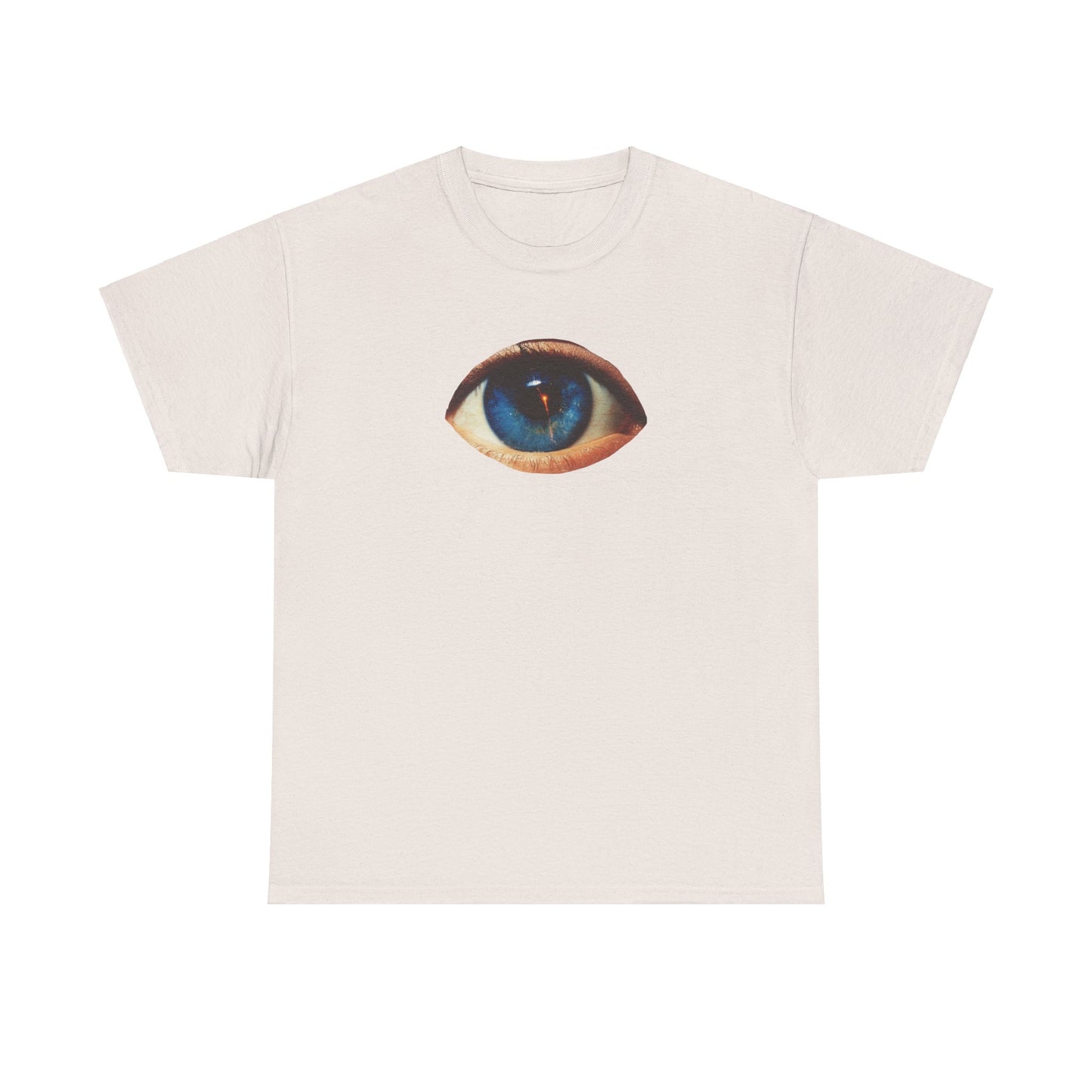 Streetwear Retro Eyeball Graphic Heavy Cotton Tee