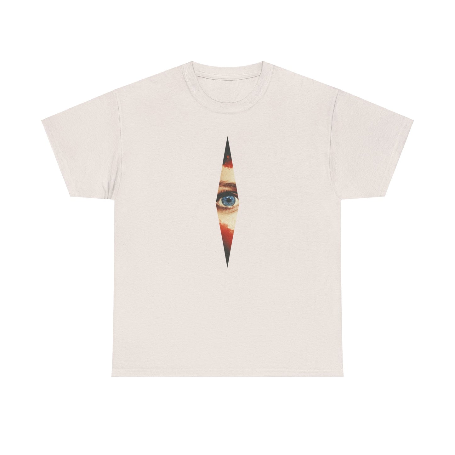 Streetwear Y2k triangle eye Graphic Heavy Cotton Tee