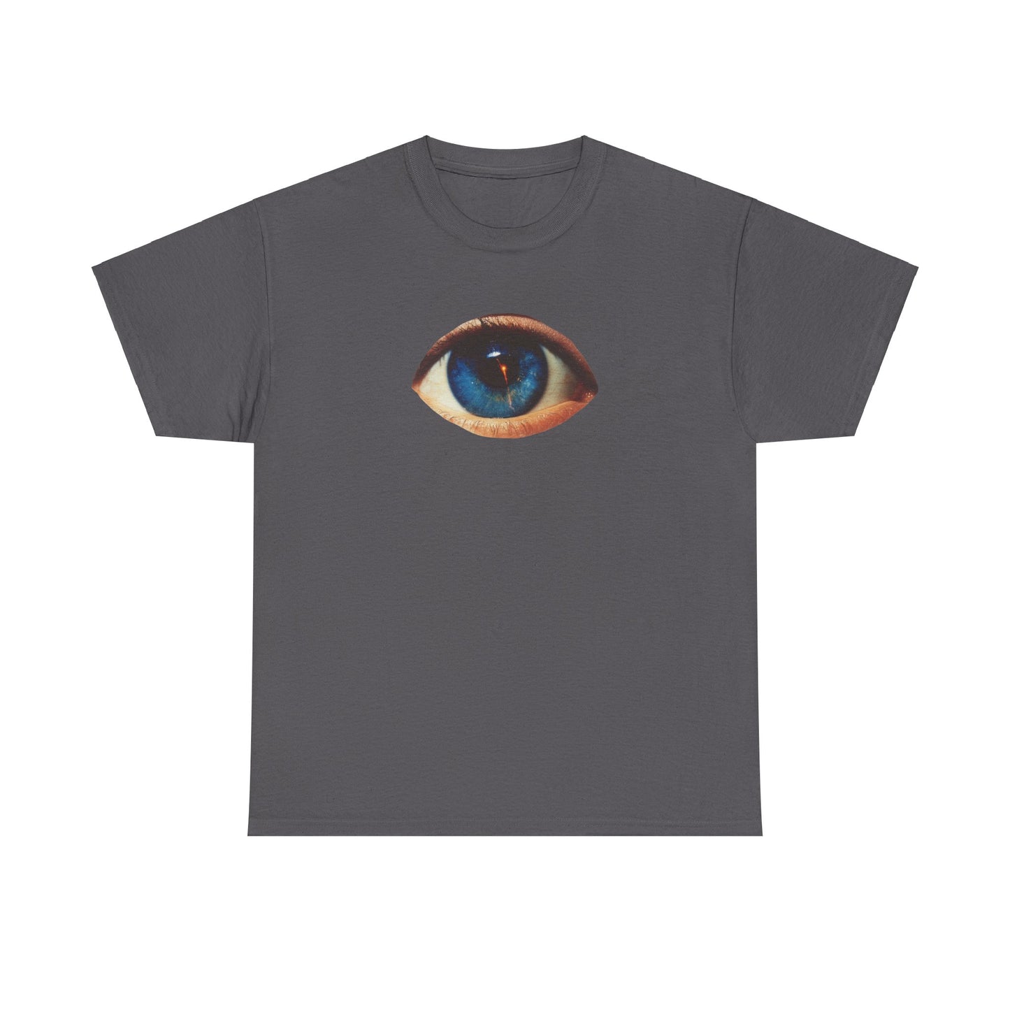 Streetwear Retro Eyeball Graphic Heavy Cotton Tee