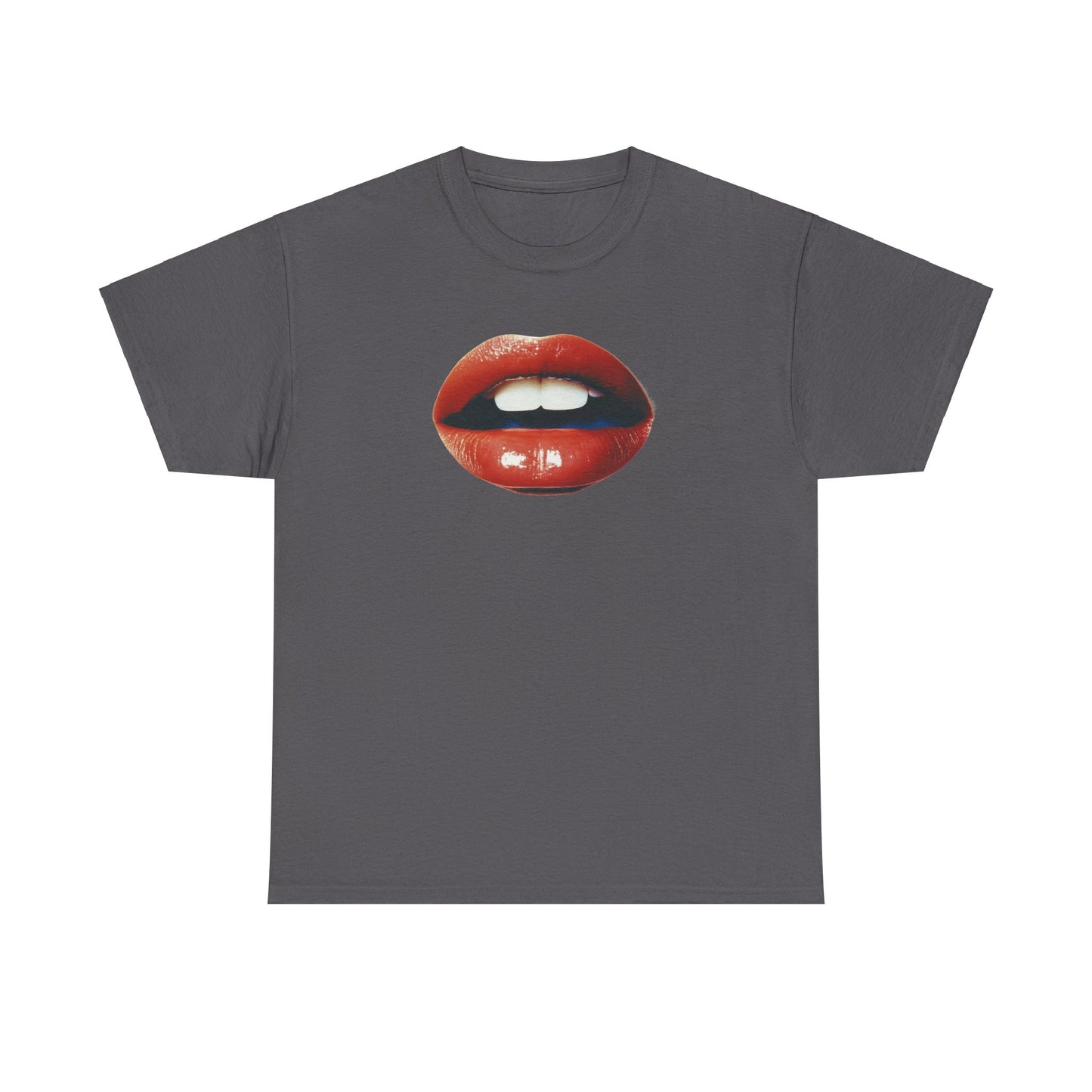 Streetwear Y2k Lips Graphic Heavy Cotton Tee