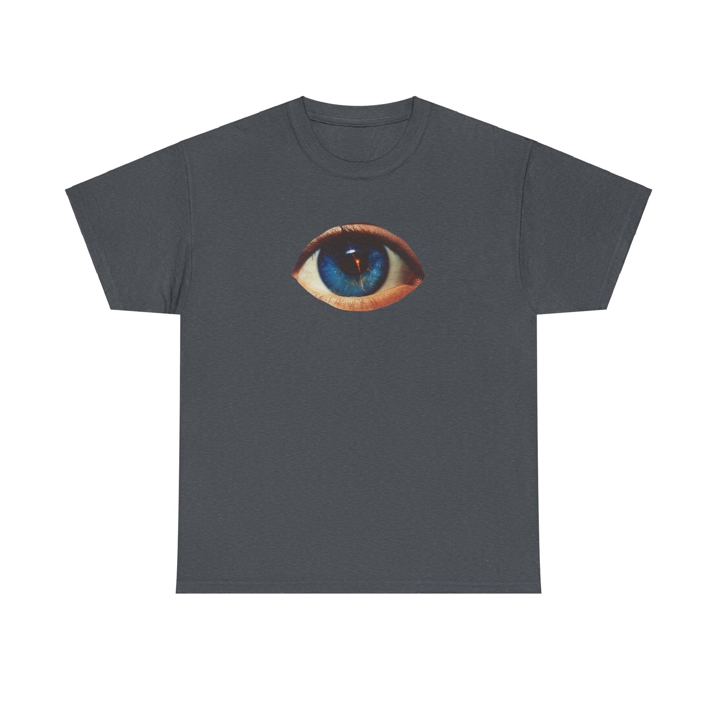 Streetwear Retro Eyeball Graphic Heavy Cotton Tee